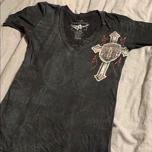 Buckle affliction shirt size large